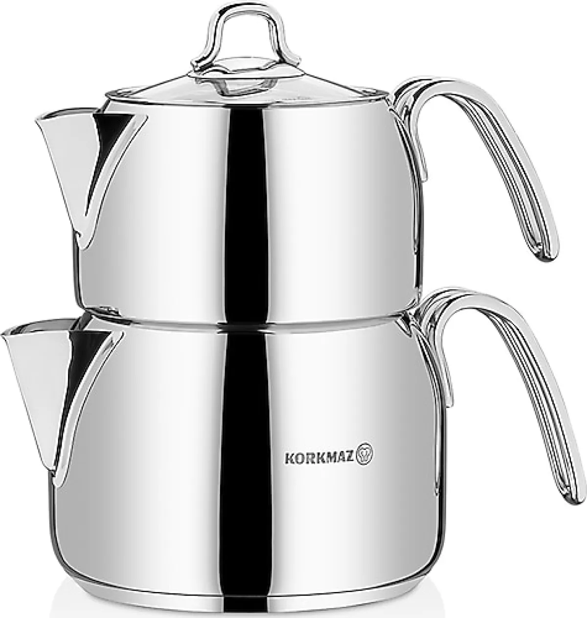 Korkmaz Perla A028 Maxi Boy Çelik Çaydanlık