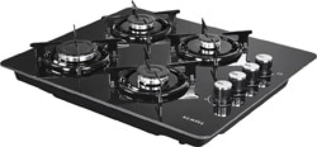 Kumtel KO-40 TSHDF Oval Kenarlı Siyah Cam Set Üstü Ocak