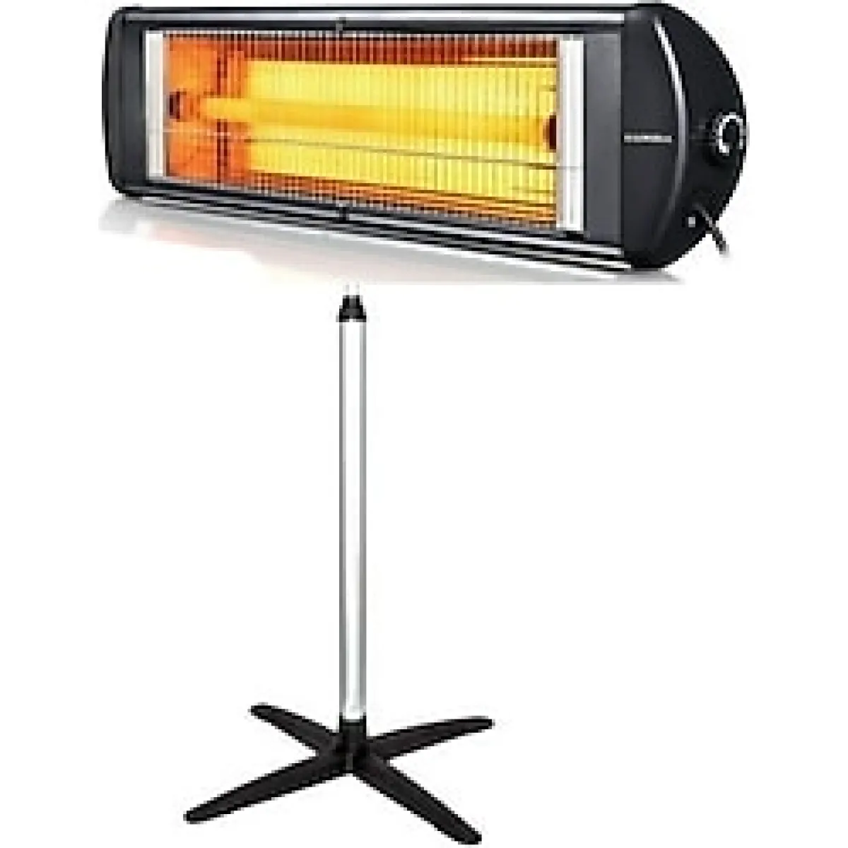 Kumtel Luxell Ecoray 2300 W Ayaklı Infrared Isıtıcı Siyah Ufo Ayaklı Elektrikli Isıtıcı Kumtel 2300 Ecoray Ayaklı