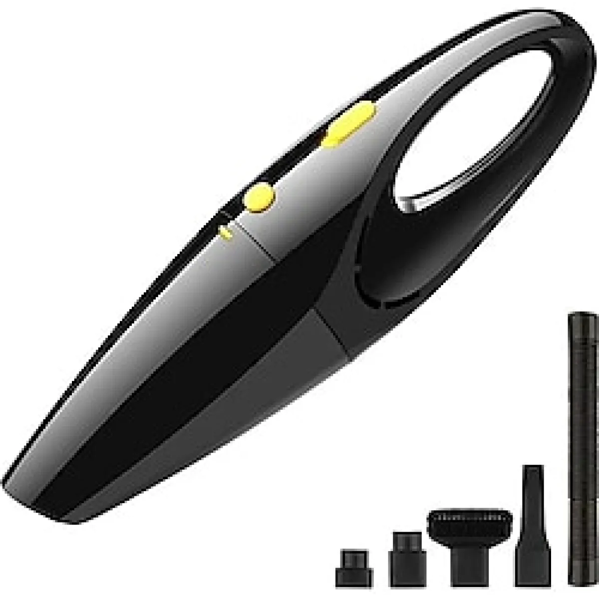 Lasonstiges Kablosuz El Süpürgesi 100w Güçlü Taşınabilir Araç Elektrikli Süpürgesi, Mini Islak Ve Kuru Elektrikli Süpürge, Siyah