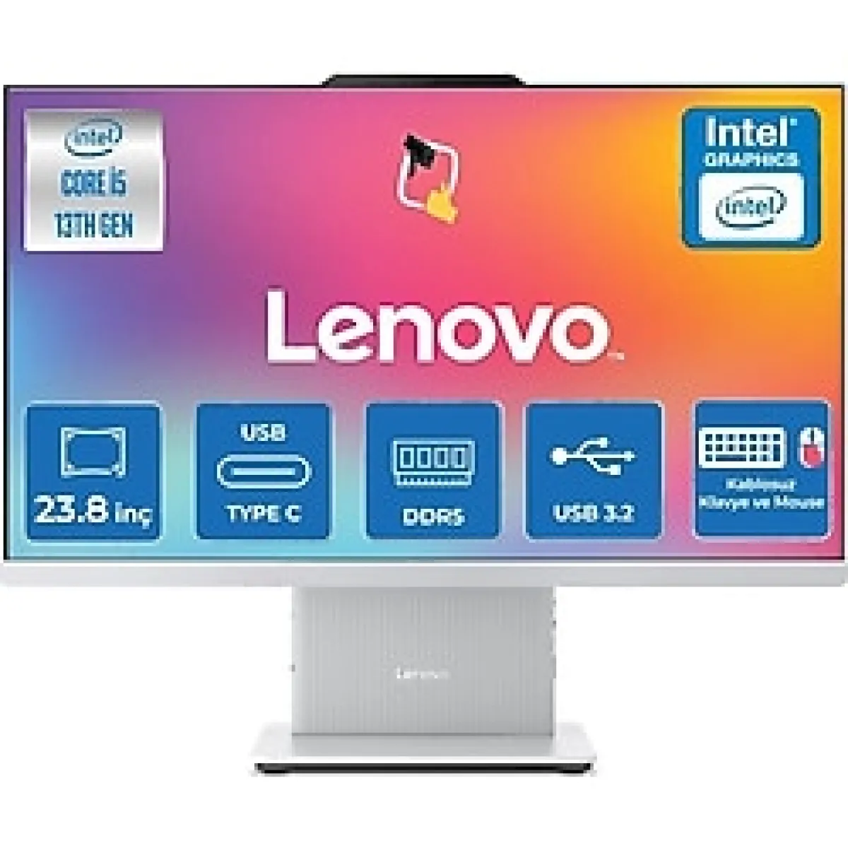 Lenovo Ideacentre 24IRH9 Aıo Intel Core I5 13420H 16GB 512GB SSD Windows 11 Pro 23.8" Fhd 100hz All-In-One Bilgisayar F0HN0053TR Snertech
