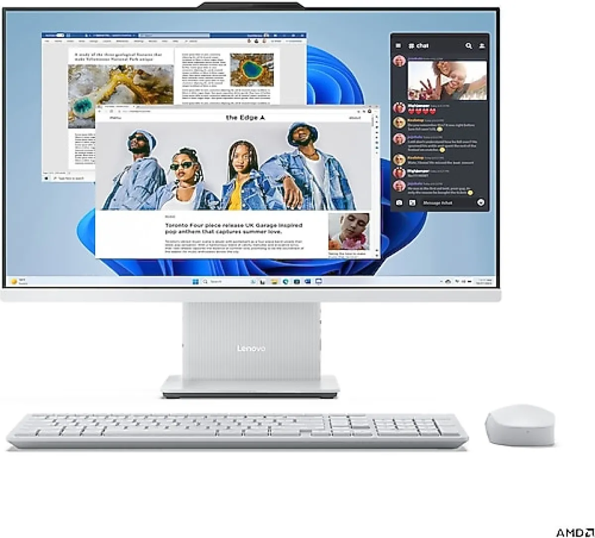 Lenovo IdeaCentre AIO 27ARR9 F0HQ001YTR Ryzen 5 7535HS 8 GB 512 GB SSD Radeon 660M 27" Full HD All in One PC