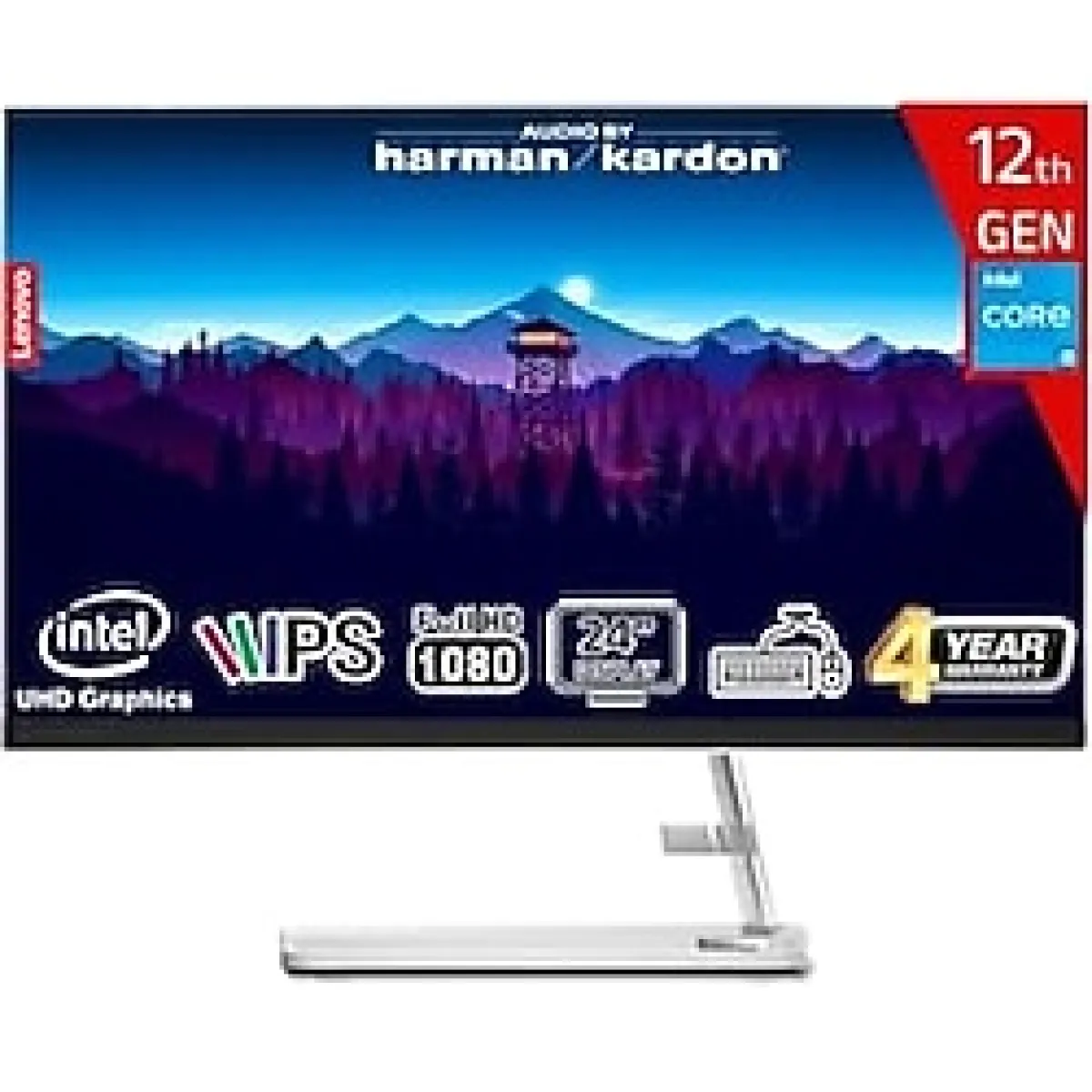 Lenovo Ideacentre Aıo 3 24IAP7 Intel Core I5-12450H 8gb 512GB SSD Intel UHD Graphics 23.8 Fhd IPS Freedos F0GH01GDTR-8512 Klavye+Mouse Beyaz All In One Bilgisayar