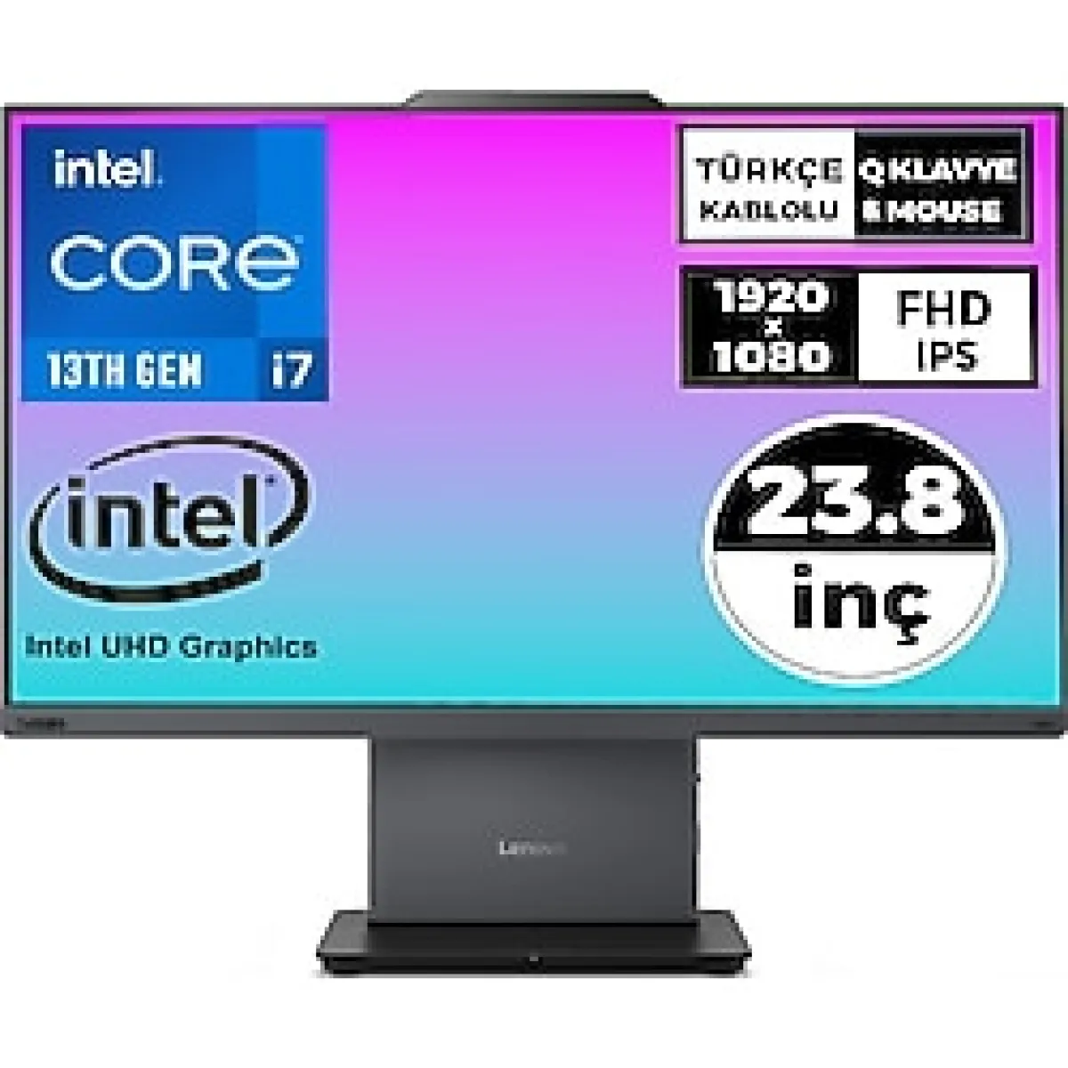 Lenovo Thinkcentre Neo 50A 24 G5 İ7-13620H 32Gb 512Gb Ssd 23.8" Fhd W11p Aıo Pc 12Sc000ktr 032