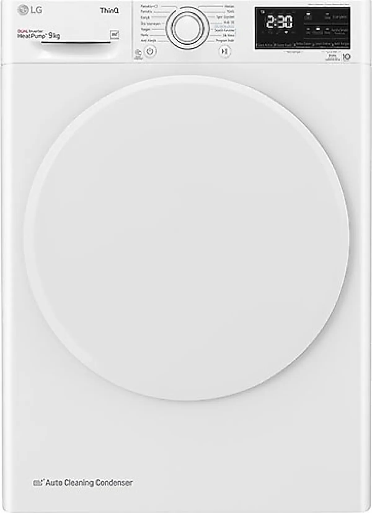 LG RH90V3AV0N 9 kg Çamaşır Kurutma Makinesi