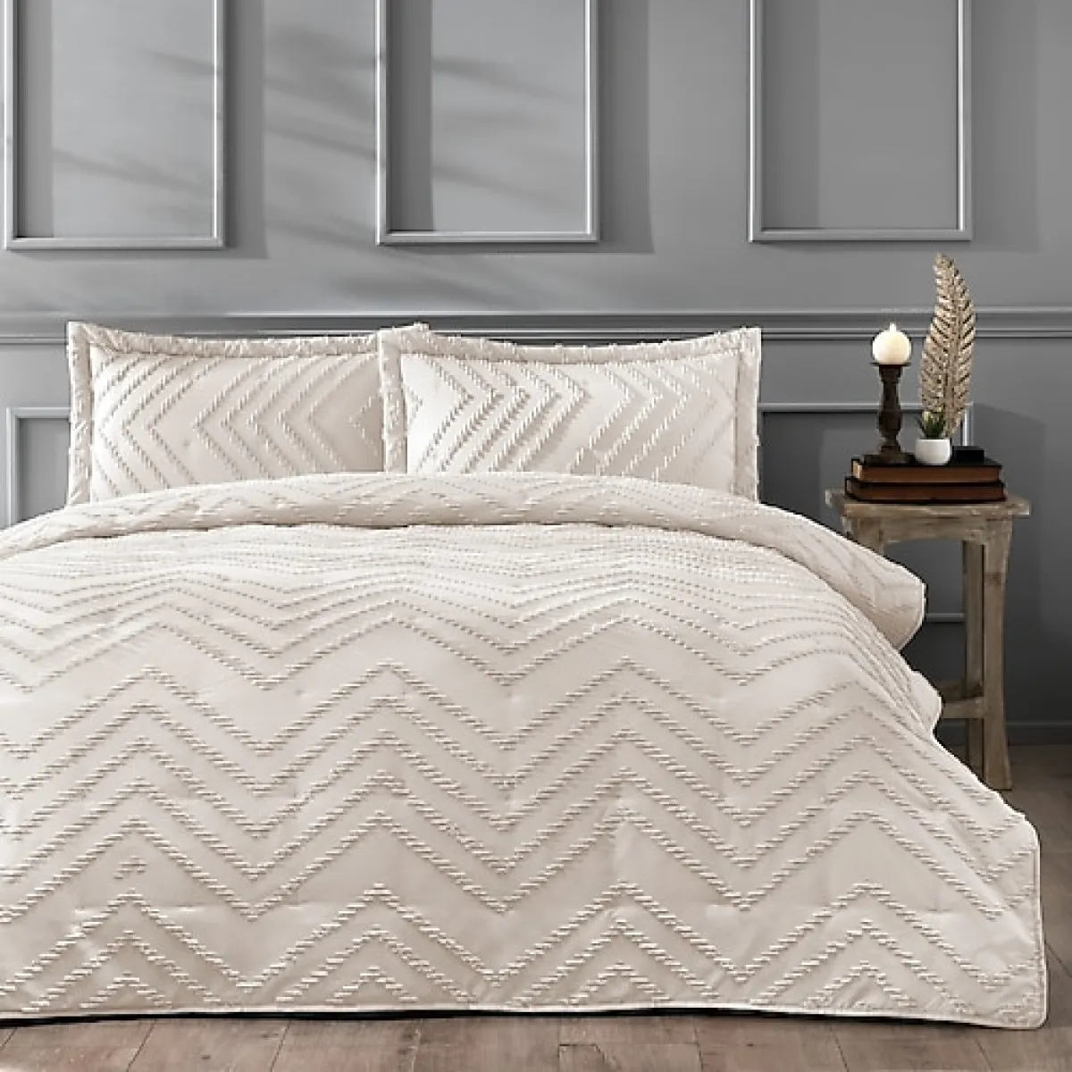 Linens Borneo Çift Kişilik Yatak Örtüsü Seti