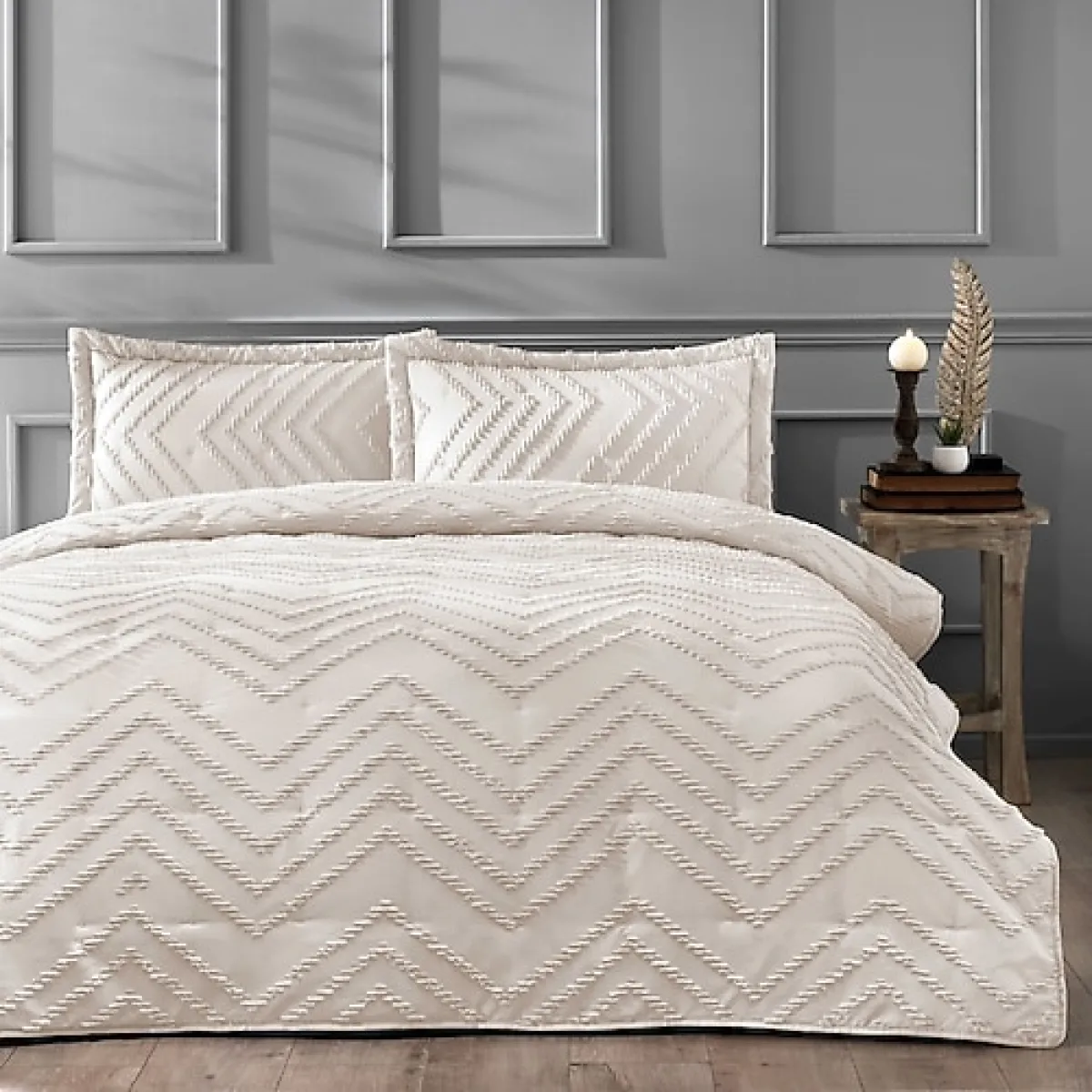 Linens Borneo Tek Kişilik Yatak Örtüsü Seti