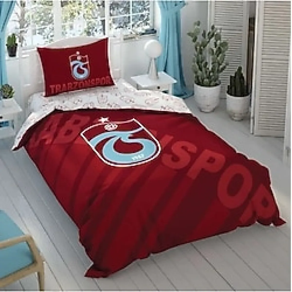 Lisanslı Nevresim Takımı Trabzonspor Bordo