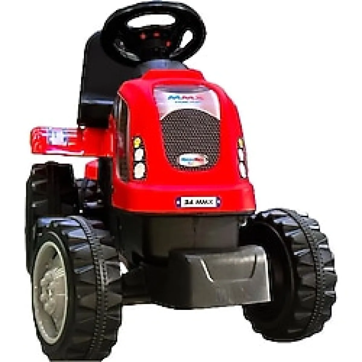 Micromax Römorklu Akülü Kırmızı Traktör