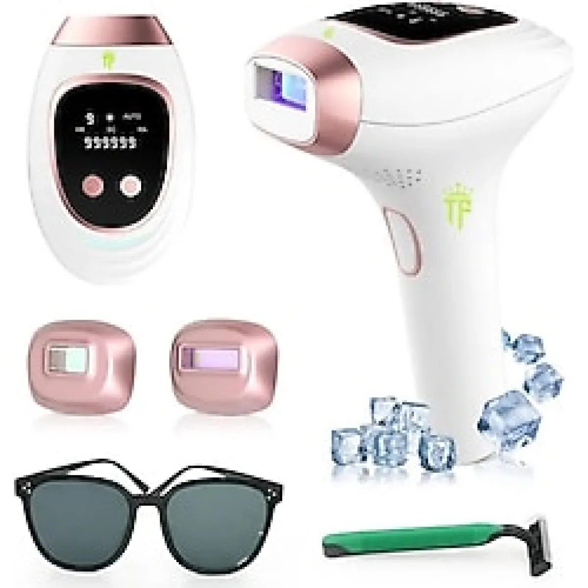 MTM Trend Farma Beyaz 999.999 Atım Otomatik Ve Manuel Etkili Lazer Epilasyon pembe