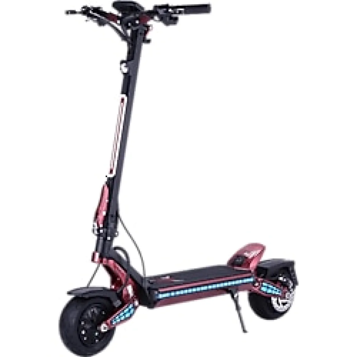 Mukuta 9 800 W 70 Km Menzil Elektrikli Scooter Siyah Kırmızı