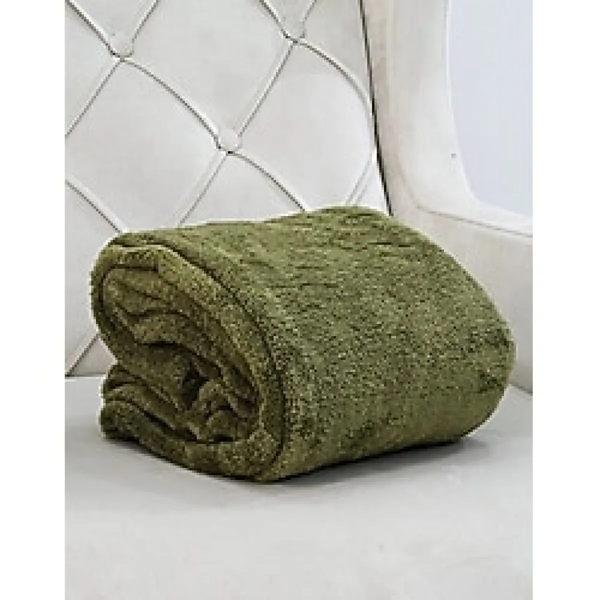 Mulberry Haki 220x230 cm Welsoft Çift Kişilik Battaniye