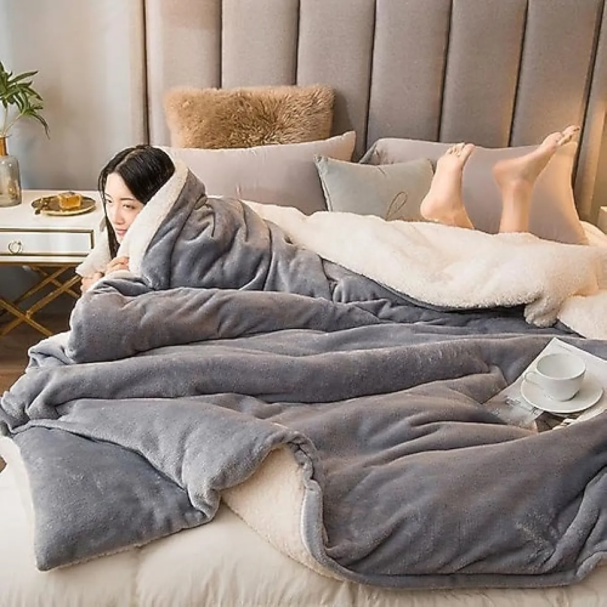 Mulberry Sherpa Polar Tek Kişilik Battaniye