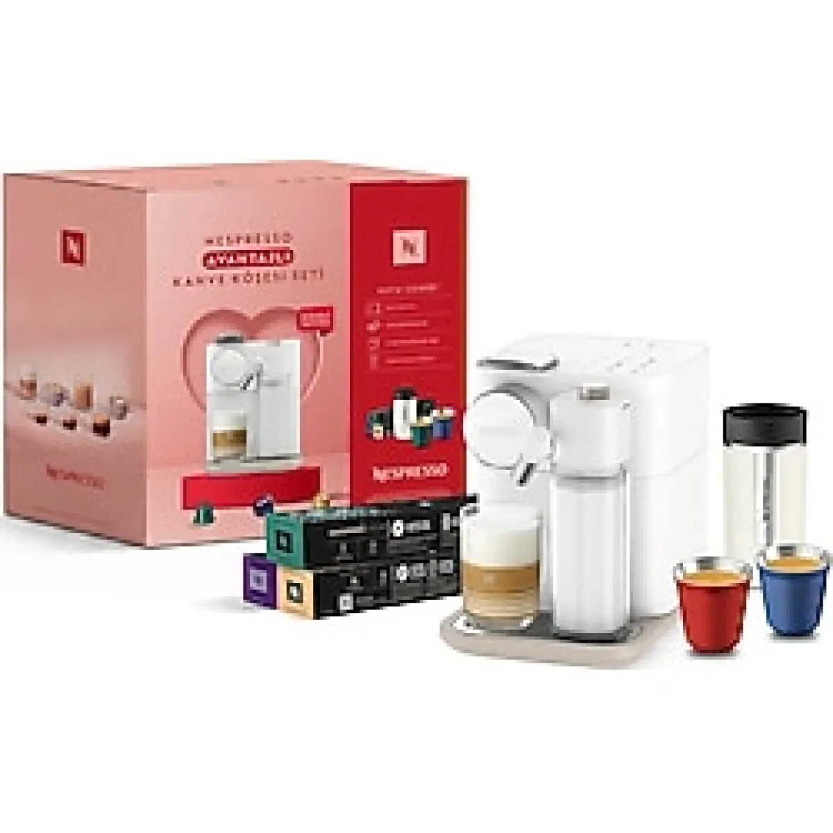 Nespresso F541 Gran Lattissima Avantajlı Kahve Köşesi Seti