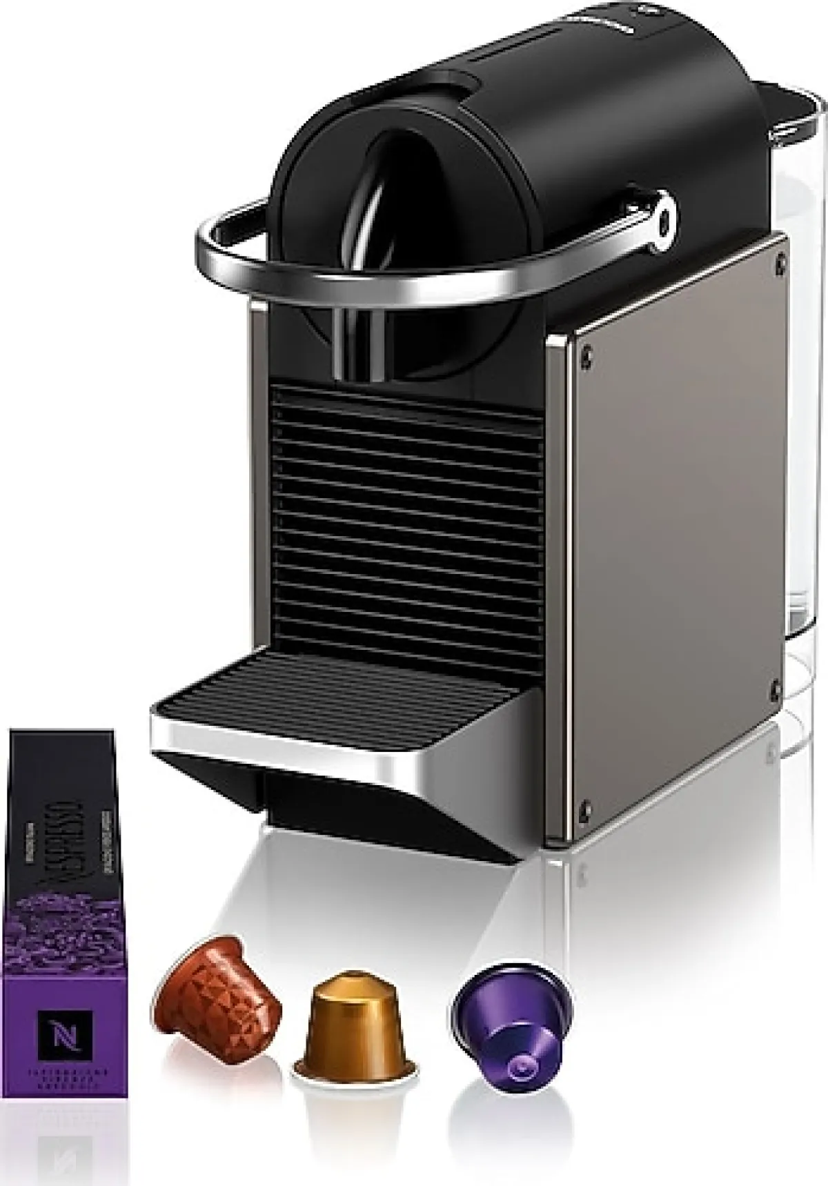 Nespresso Pixie C62 Titan Kapsül Kahve Makinesi
