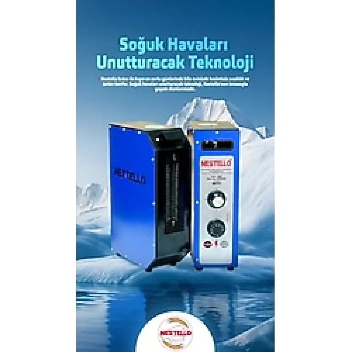 Nestello Elektrikli Isıtıcı 3400W, 3 Kademeli Ayar, Sessiz Fanlı Isıtıcı - 3400 W