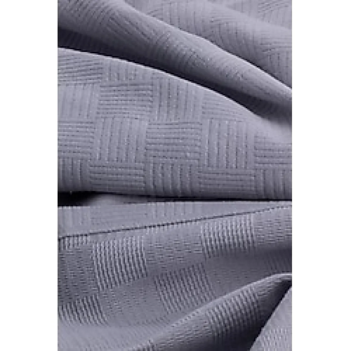 Nhr Home Dama Desen Pike Çift Kişilik - Gri