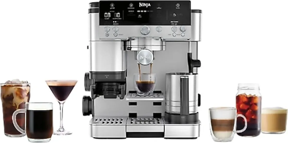 Ninja Luxe Cafe Premier Gümüş Yarı Otomatik Espresso Makinesi