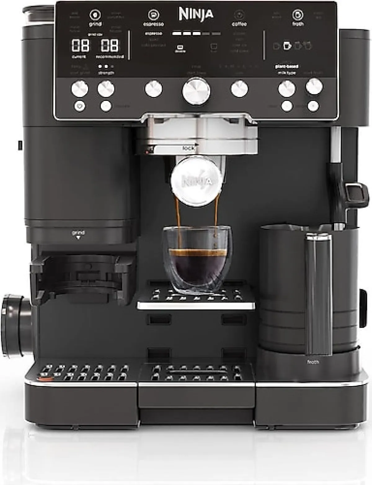 Ninja Luxe Cafe Premier Siyah Yarı Otomatik Espresso Makinesi