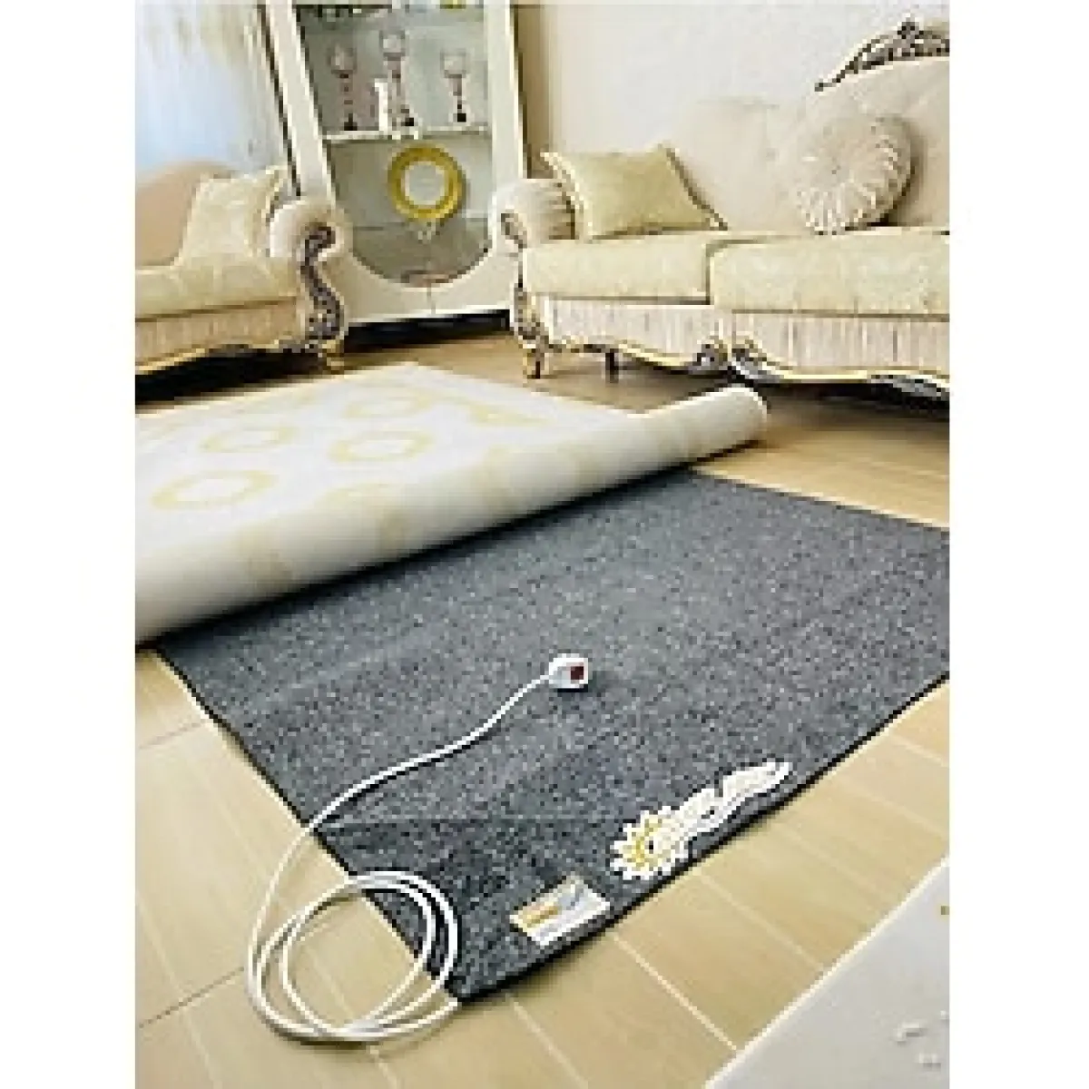 ÖMSER HOT 150 X 230 Cm 6 M2 Elektrikli Keçeli Halı Altı Isıtıcı Yerden Isıtma Floor Heating