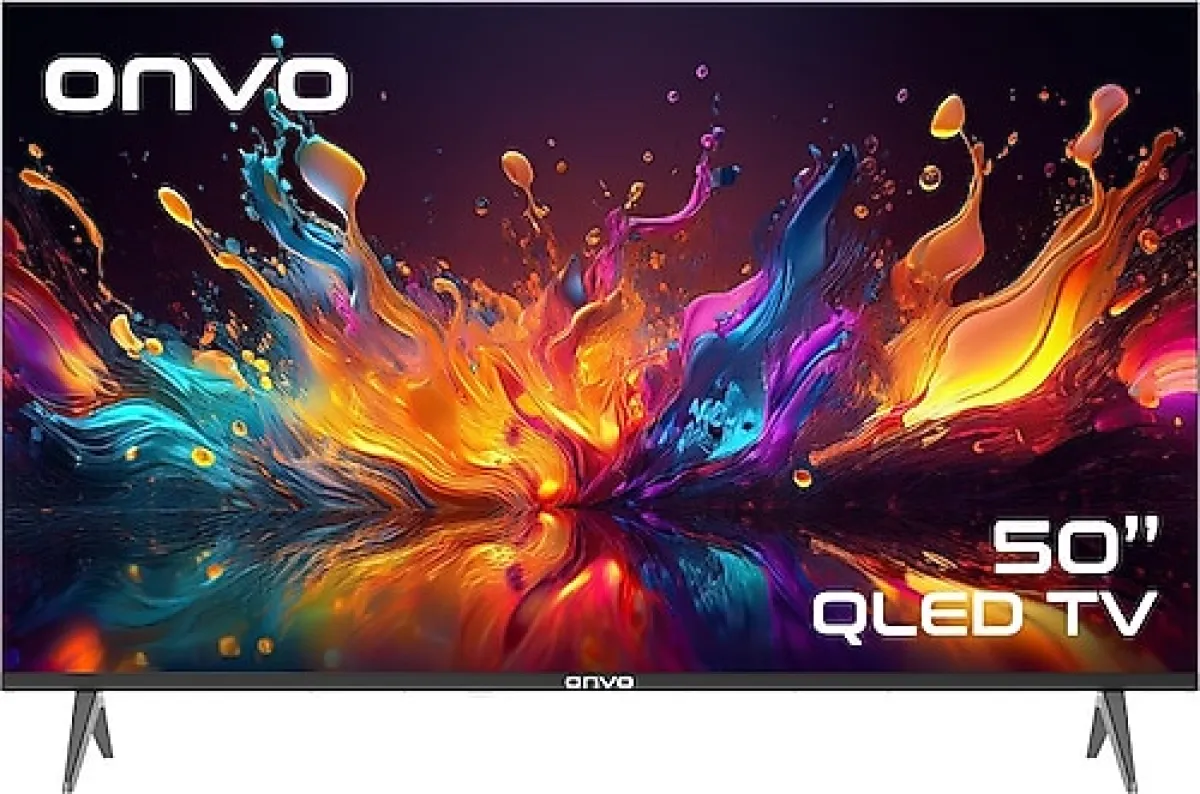 Onvo 50VQ90F3UA 4K Ultra HD 50" 127 Ekran Uydu Alıcılı Google Smart QLED TV