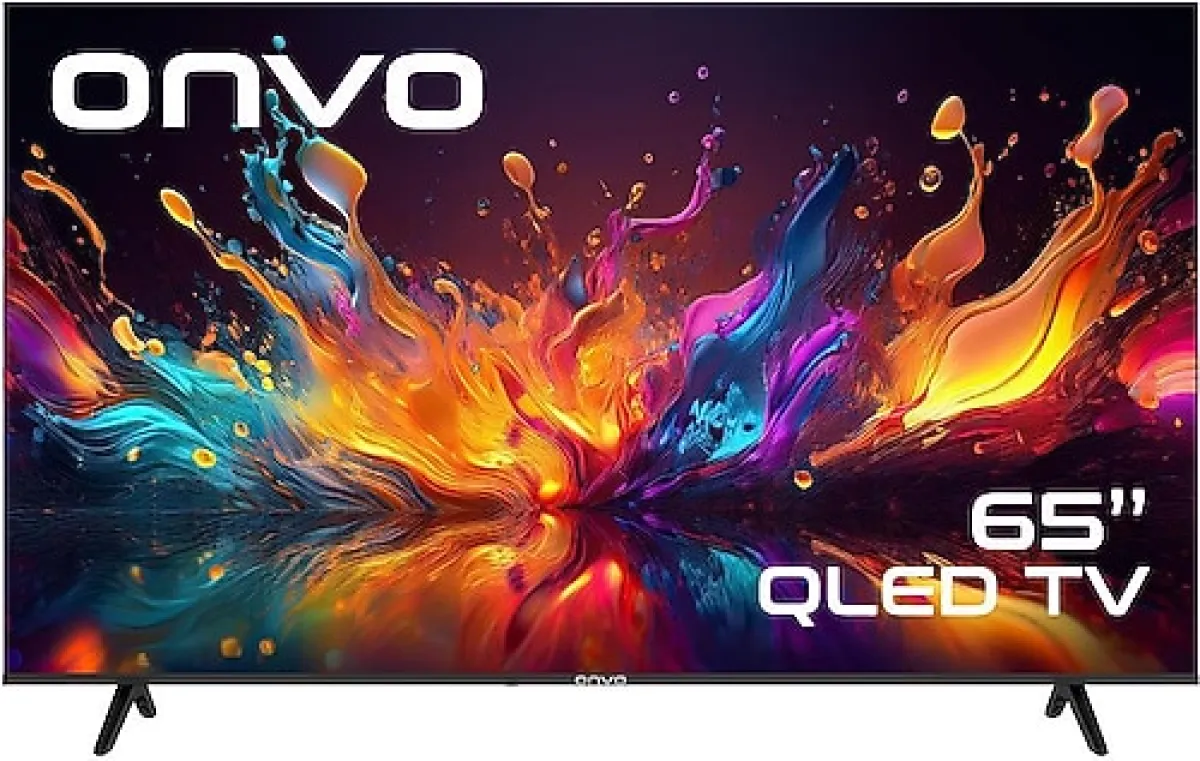 Onvo 65VQ90F3UA 4K Ultra HD 65" 165 Ekran Uydu Alıcılı Google Smart QLED TV