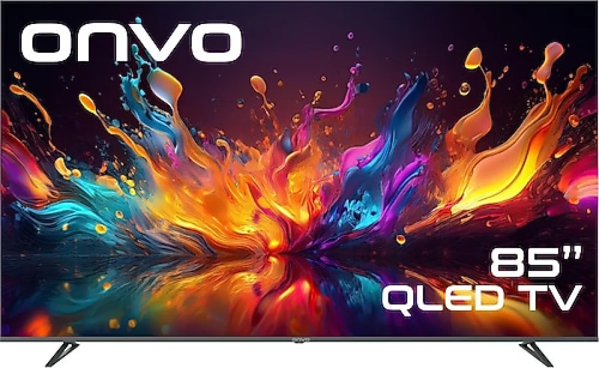 Onvo 85OVF9001UQ 4K Ultra HD 85" 216 Ekran Uydu Alıcılı Google Smart QLED TV