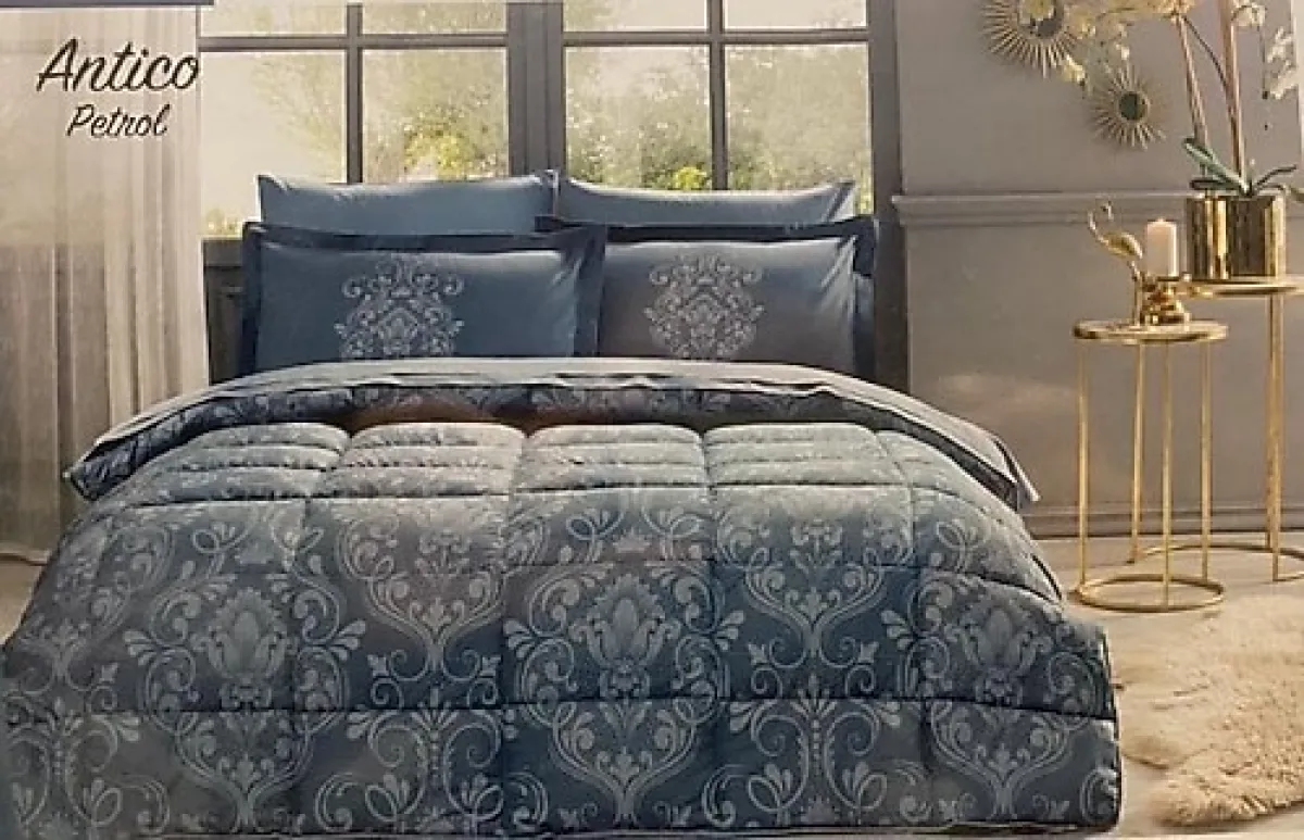 Özdilek Antico Petrol Ranforce Tek Kişilik Uyku Seti