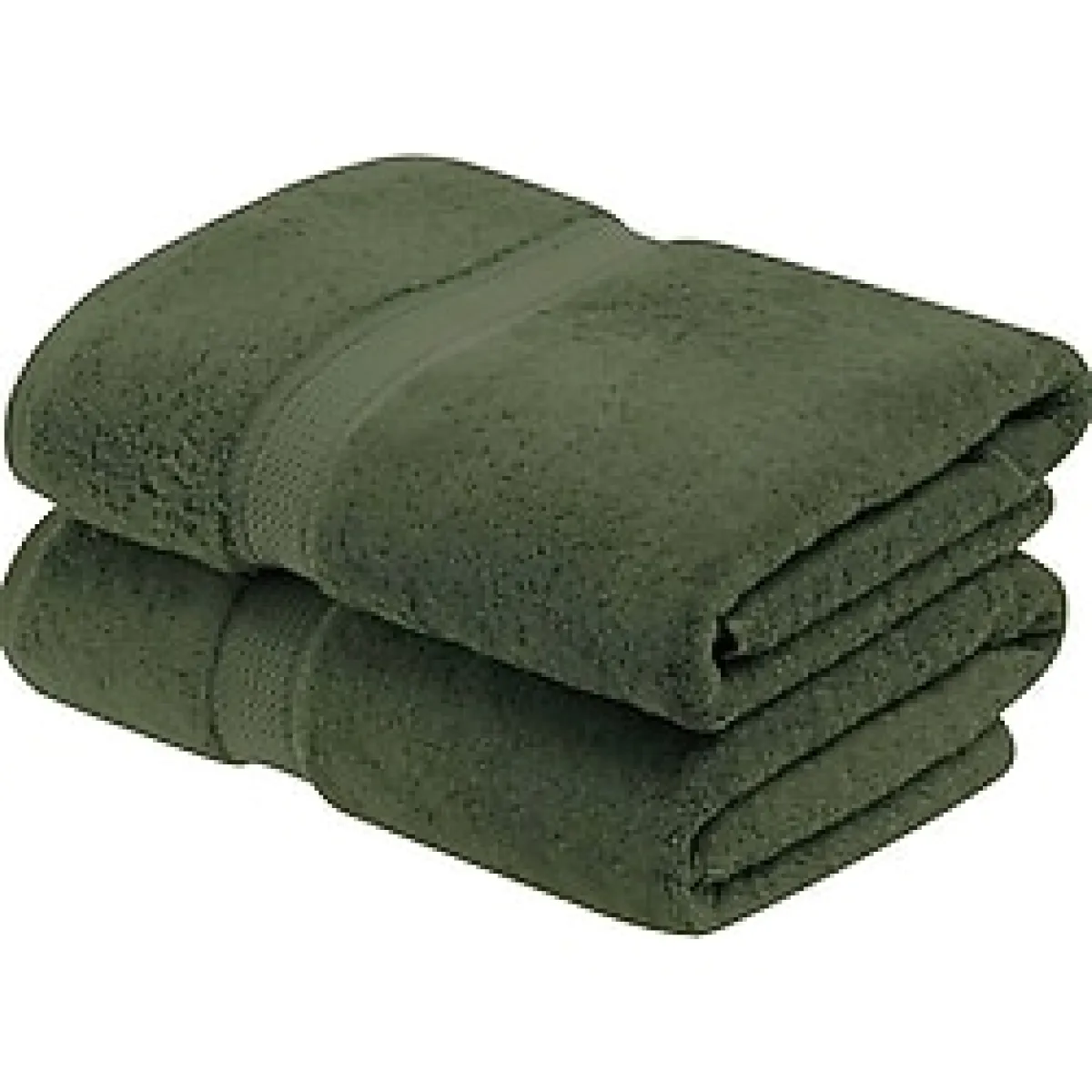 Özdilek Banyo Havlusu %100 Pamuk 2'li Duş Havlusu 90X150 cm - Yeşil - 90 x 150 cm