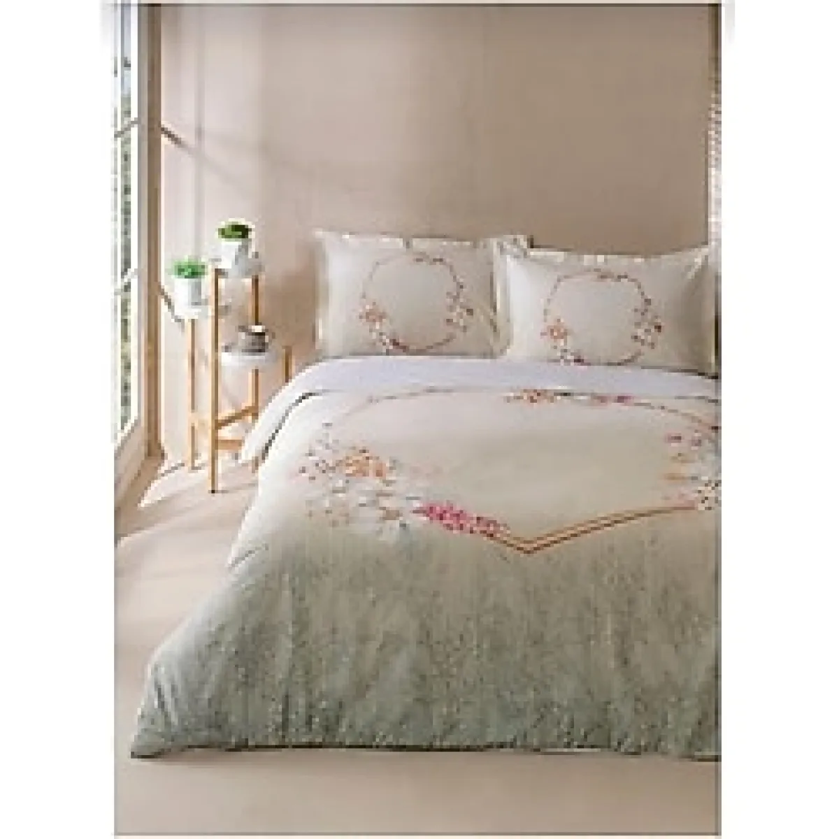 Özdilek Çift Kişilik Kapitoneli Nevresim Takımı Candidum ( Dört Mevsim - Çok Amaçlı Set )