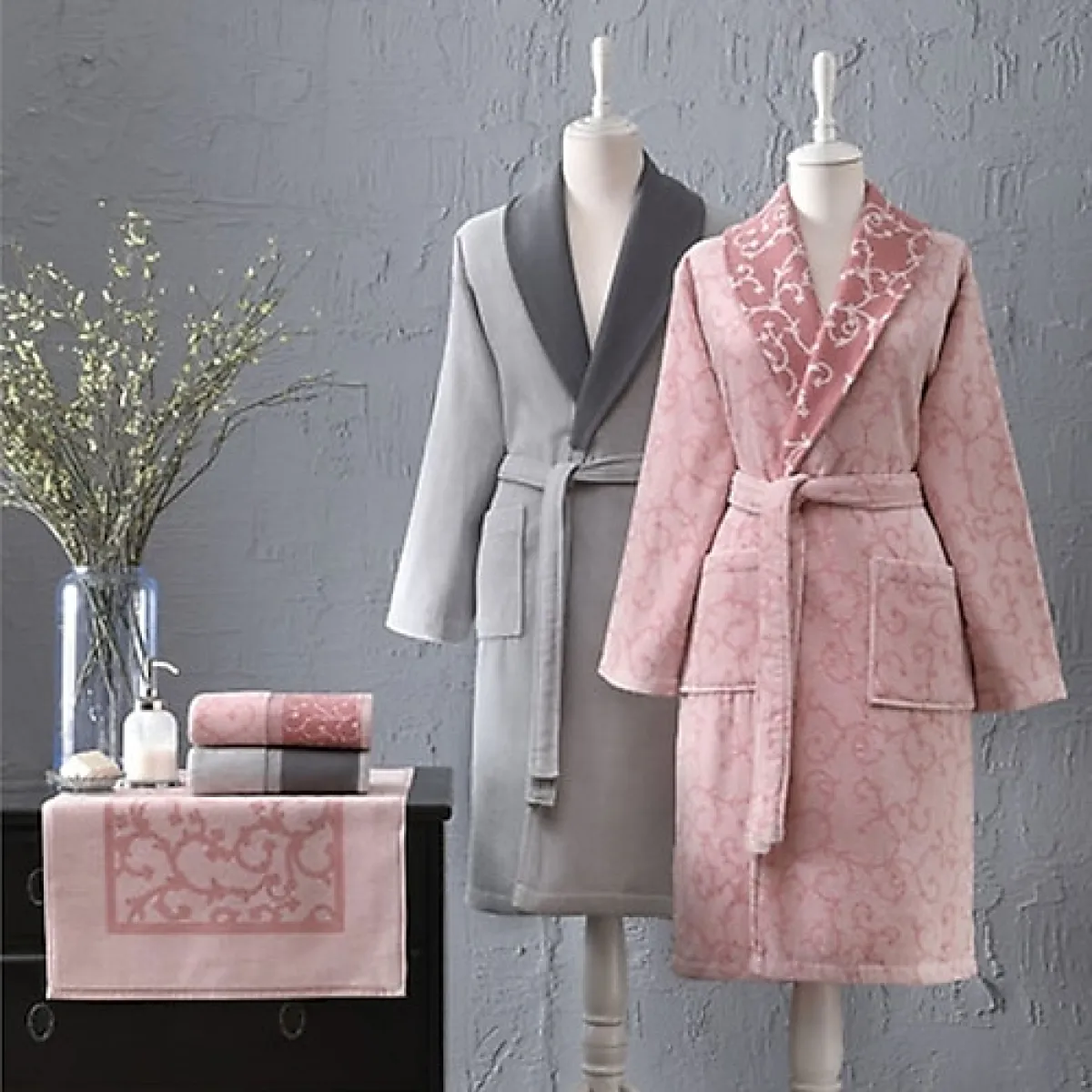 Özdilek Jalen Happy Aile Bornoz Takımı