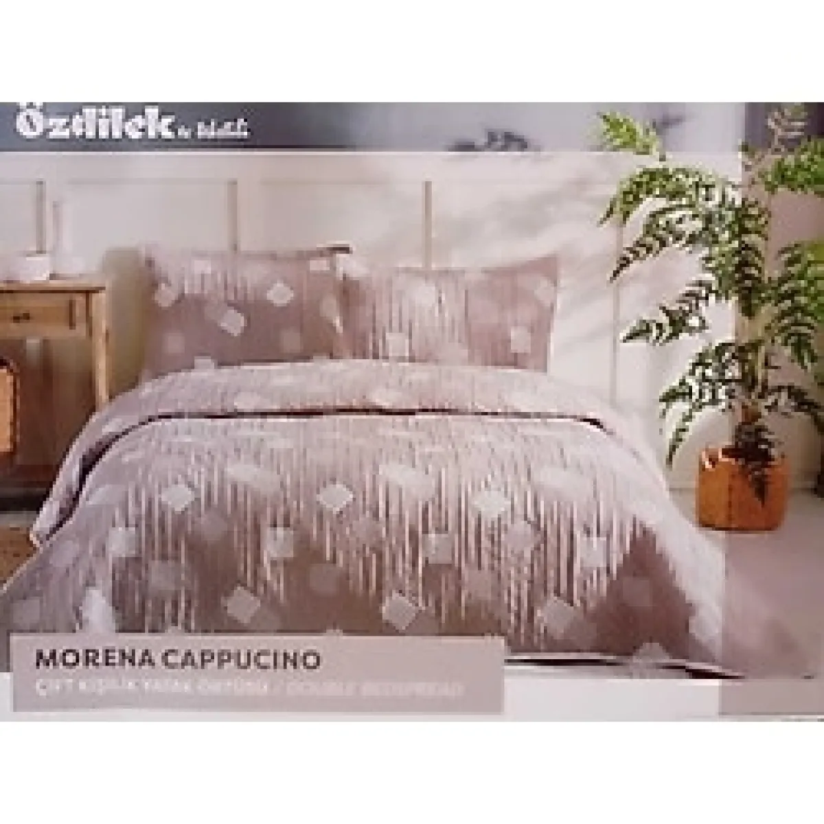 Özdilek Morena Cappucino Çift Kişilik Yatak Örtüsü