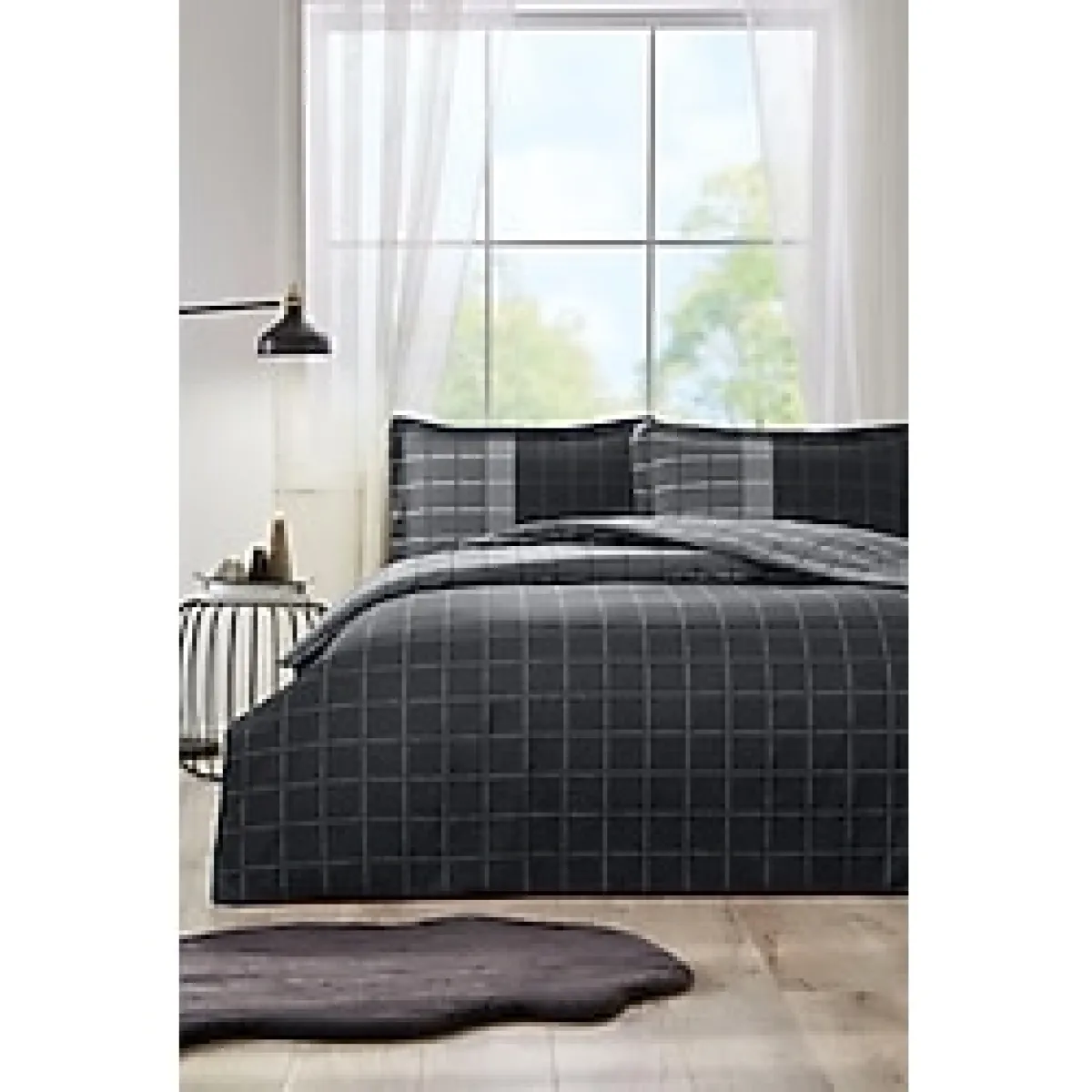 Özdilek Nera Çift Kişilik Lastikli Çarşaf Nevresim Takımı