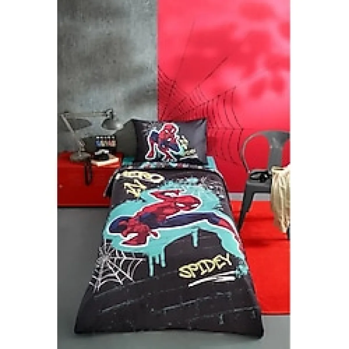 Özdilek Özdilek Disney Spiderman Street Tek Kişilik Nevresim, Tek Parça