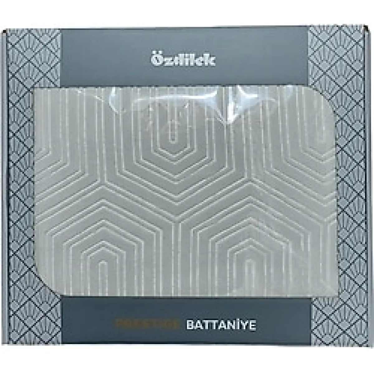 Özdilek Prestige Kalın Embos Çift Kişilik Battaniye (220x240)-Gri Yeni