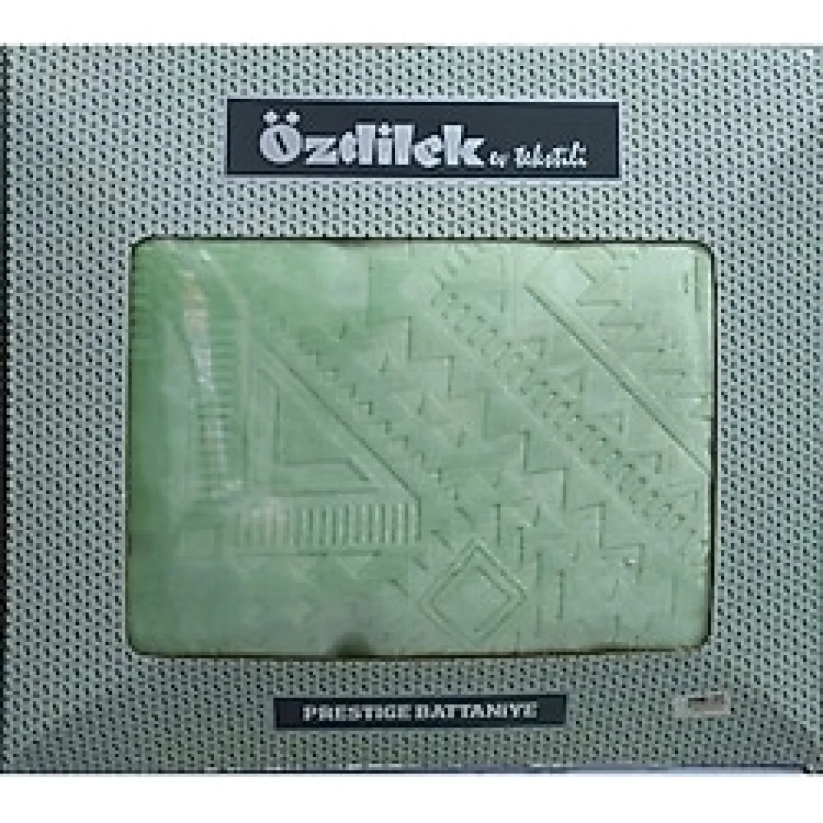 Özdilek Prestige Kalın Embos Çift Kişilik Battaniye (220x240)-Yeşil