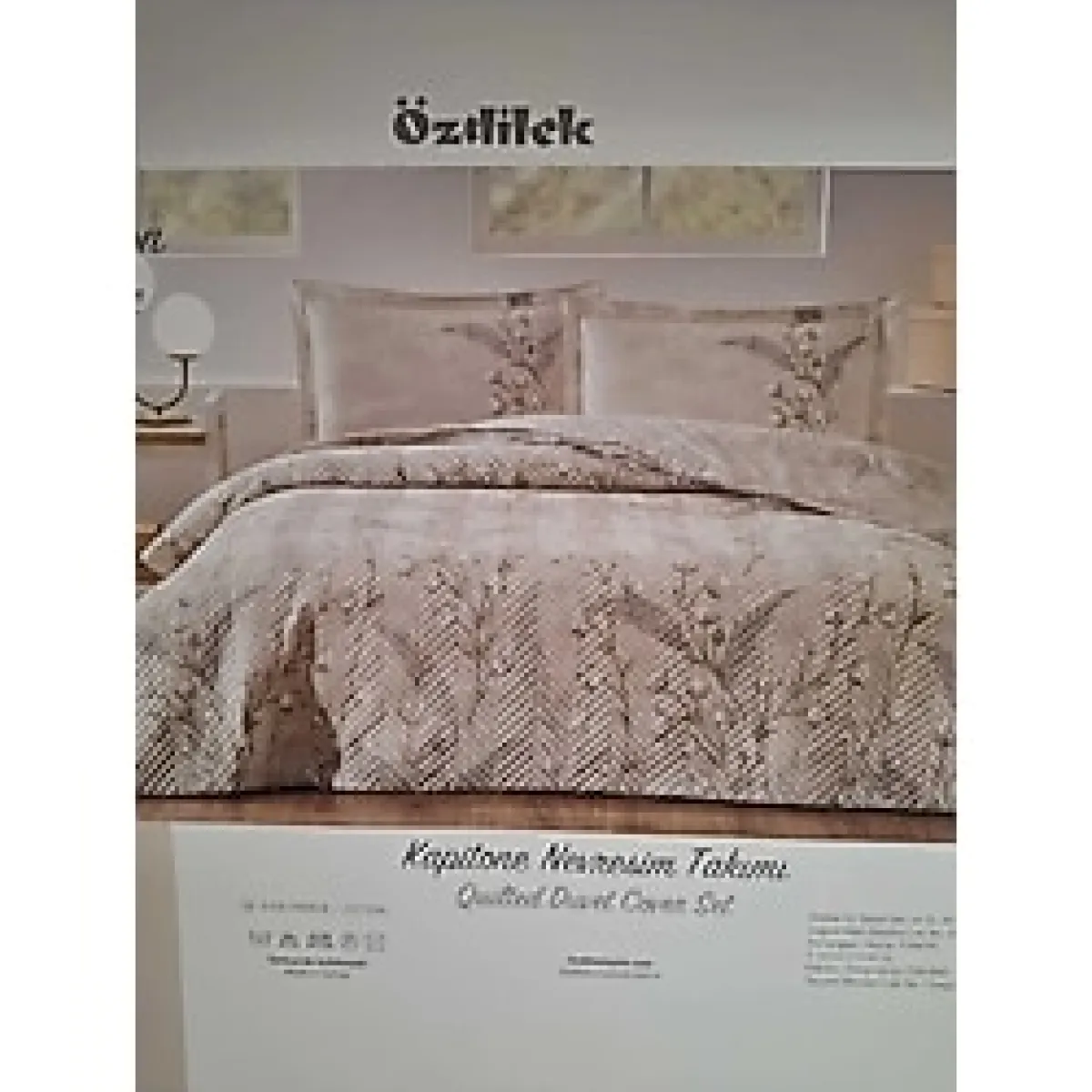 Özdilek RANFORCE ÇİFT KİŞİLİK DÖRT MEVSİM SET ALGODON BEJ