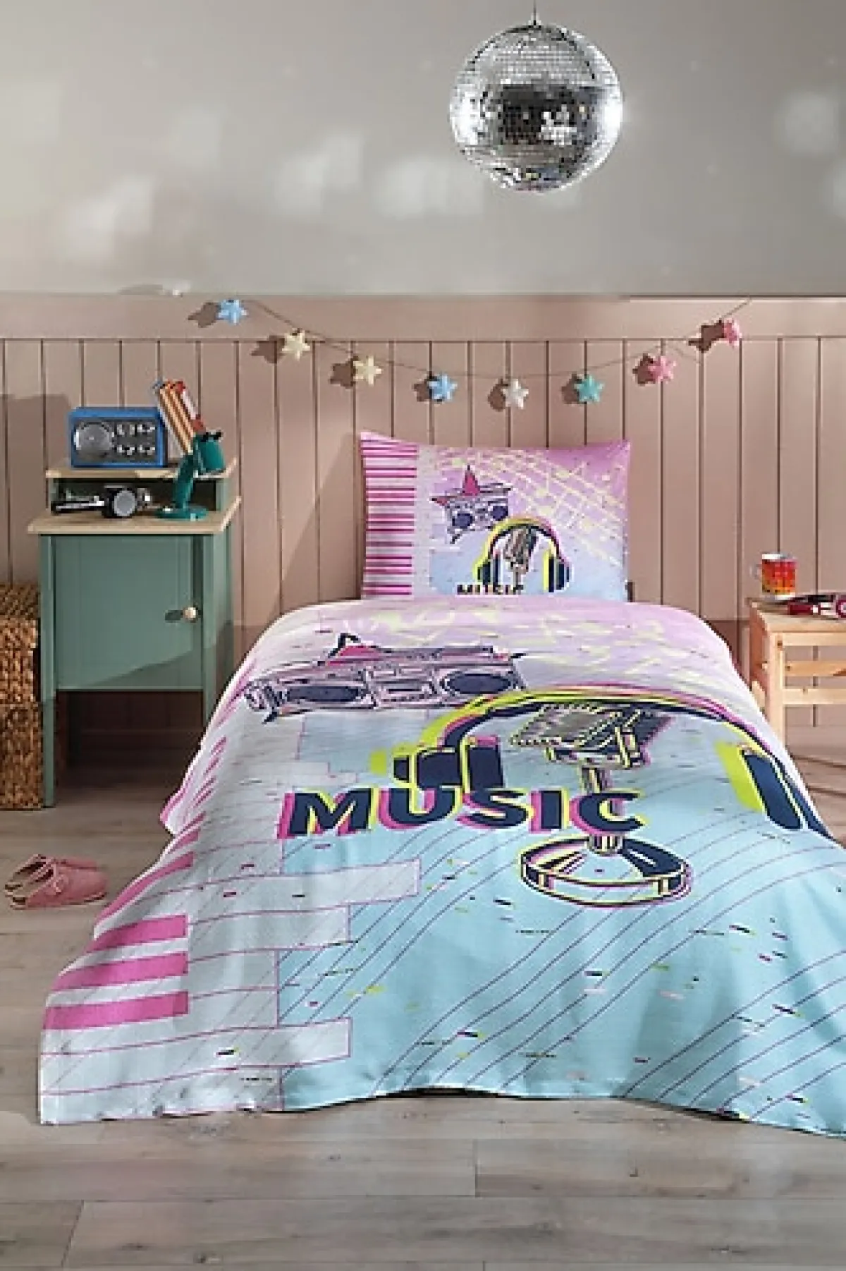 Özdilek Speldosa Pembe Tek Kişilik Pike Takımı