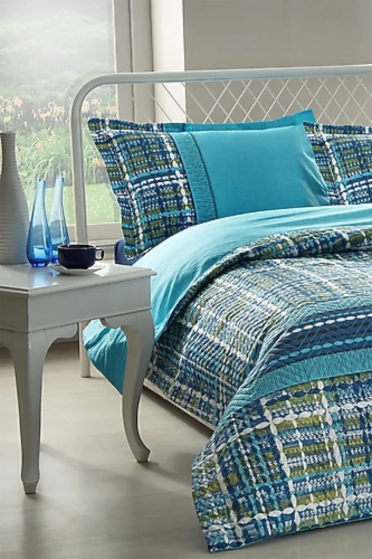 Özdilek Tweed Tek Kişilik Kapitone Nevresim Takımı