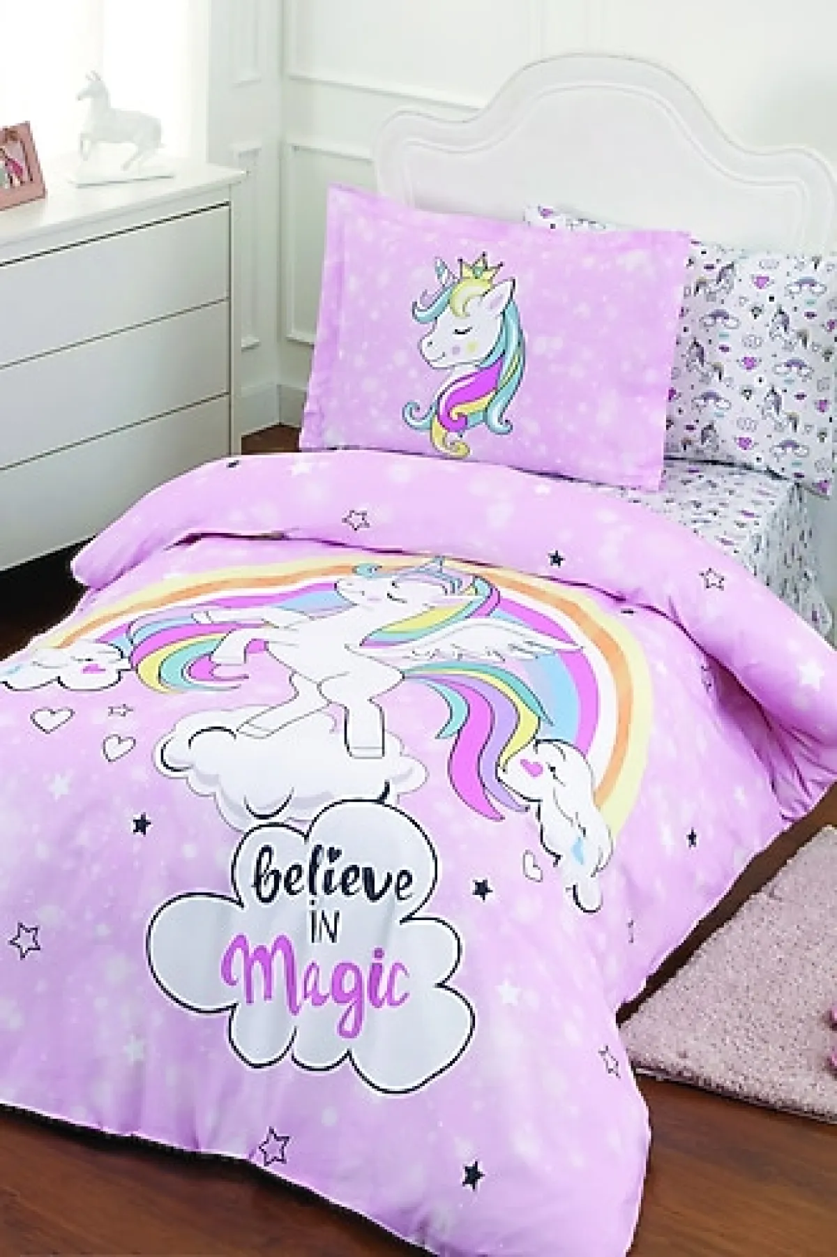 Özdilek Unicorn Pamuk Tek Kişilik Nevresim Takımı