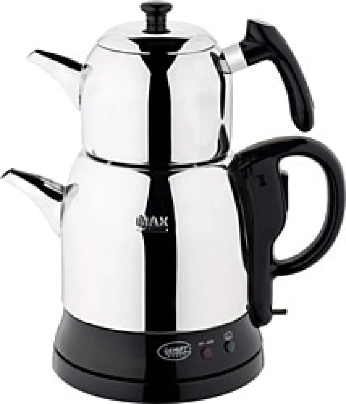 Özkent K-661 Menekşe Çay Keyfi Sade Siyah Çelik Çay Makinesi