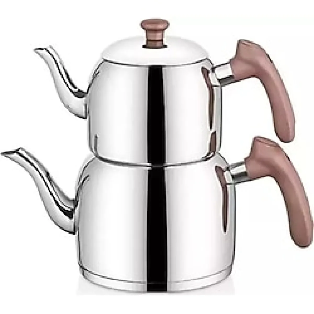 Özkent Vista Orta Boy 3,4Lt Paslanmaz Çelik Çaydanlık Rosegold K392