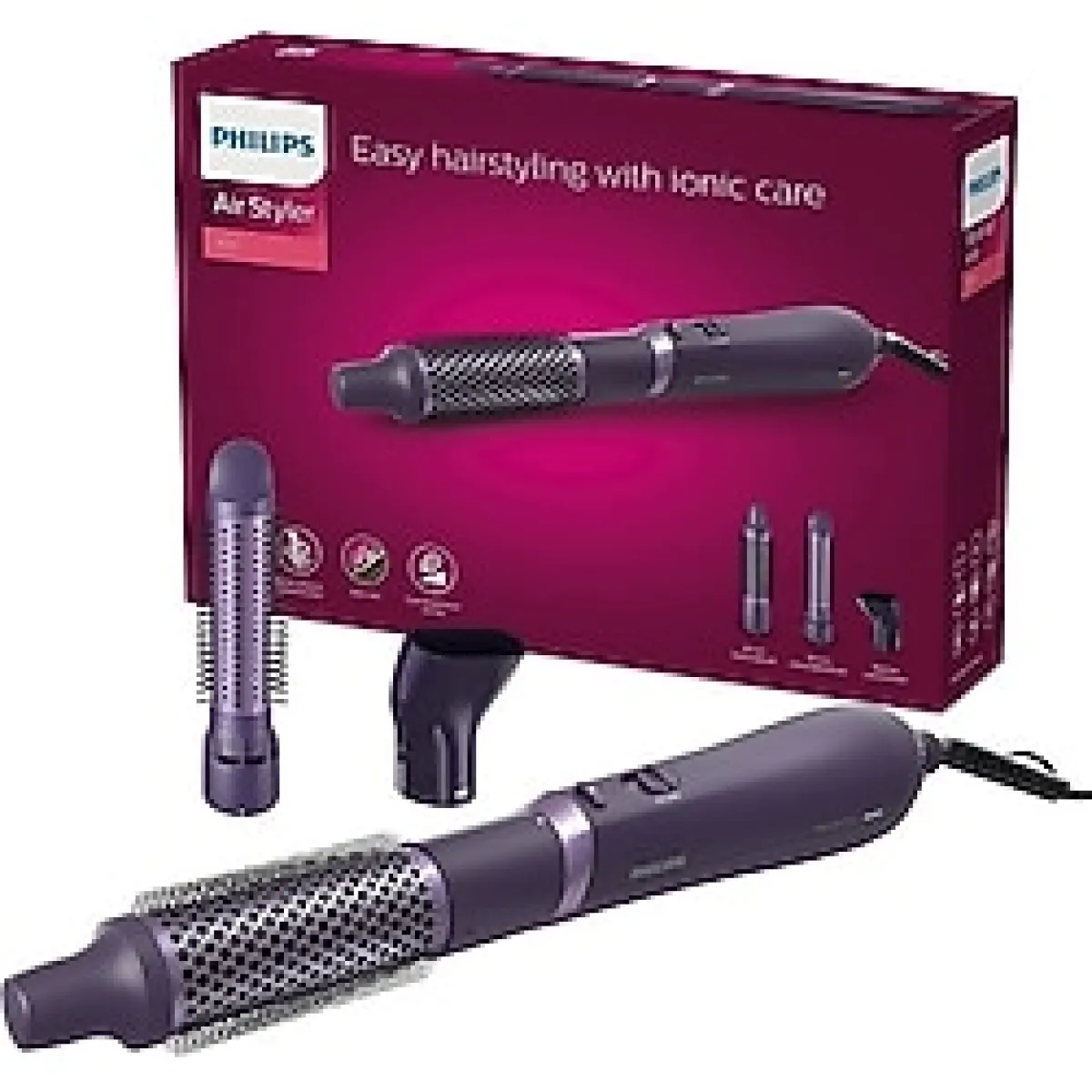 Philips Airstyler 3000, 3 Stil Eki, 800g Sıcak Hava Fırçası