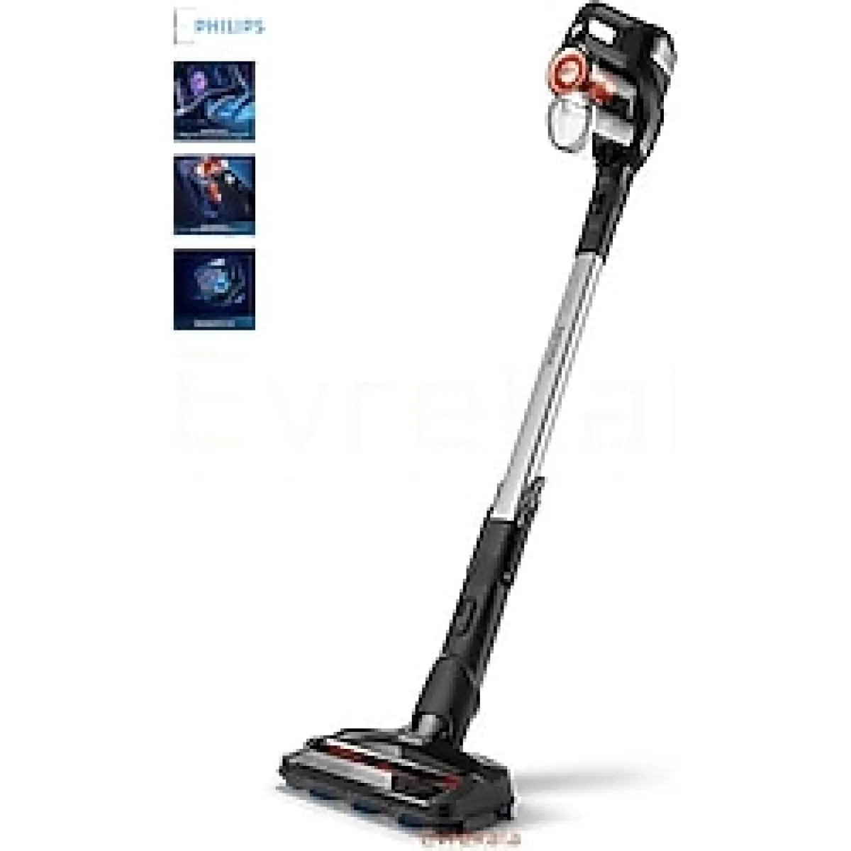 Philips Dik Süpürge Philips Şarjlı Torbasız Dik ve El Süpürgesi