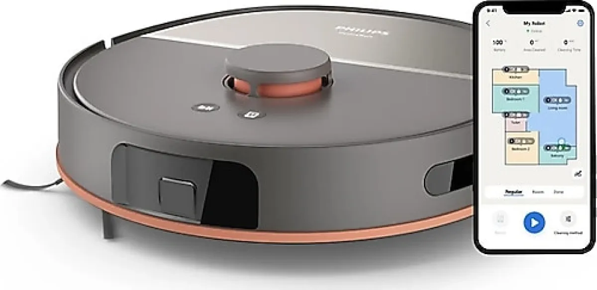 Philips HomeRun 5000 Serisi XU5000/10 Siyah Akıllı Robot Süpürge