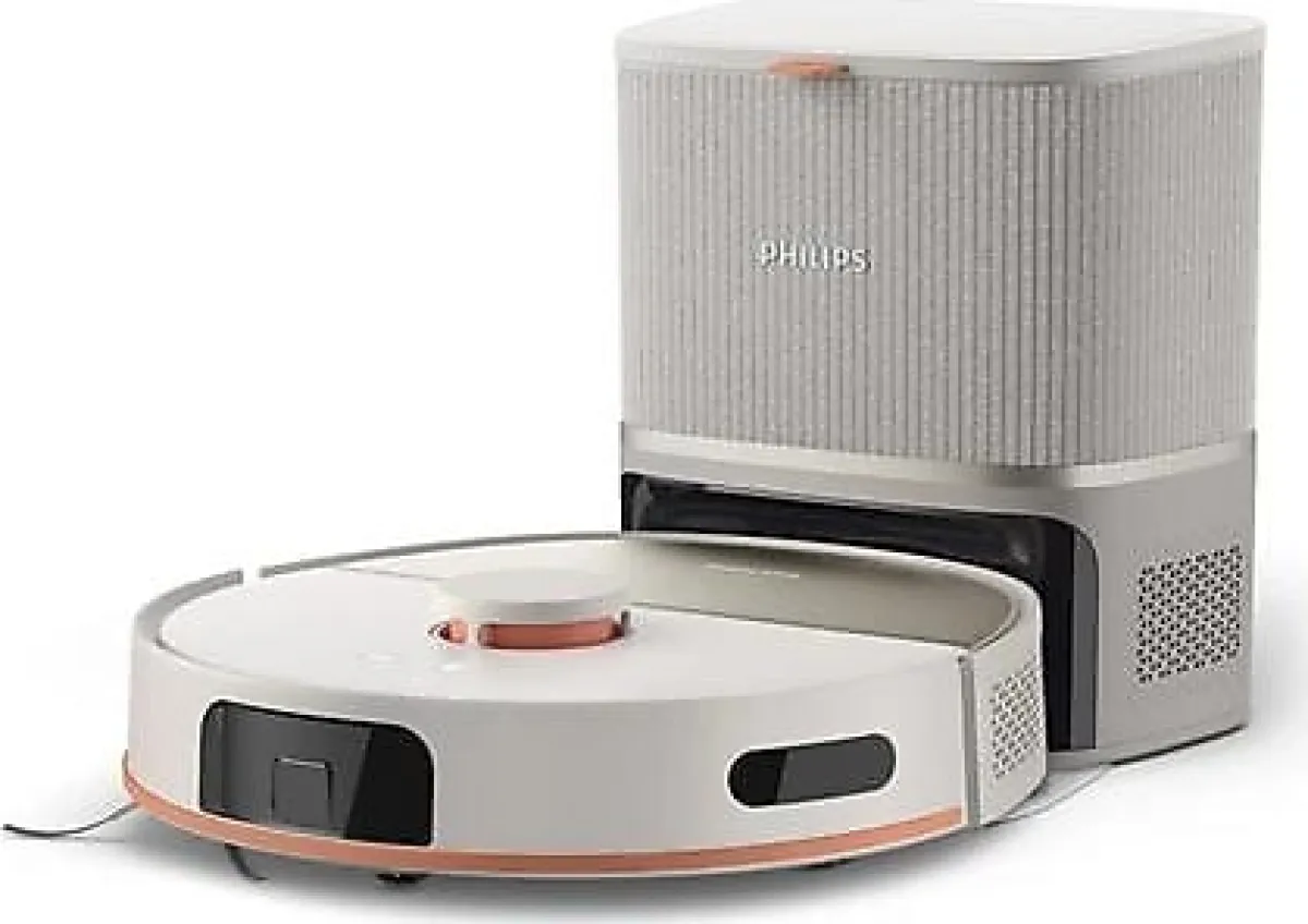 Philips HomeRun 5000 Serisi XU5100/20 Beyaz Çöp İstasyonlu Akıllı Robot Süpürge