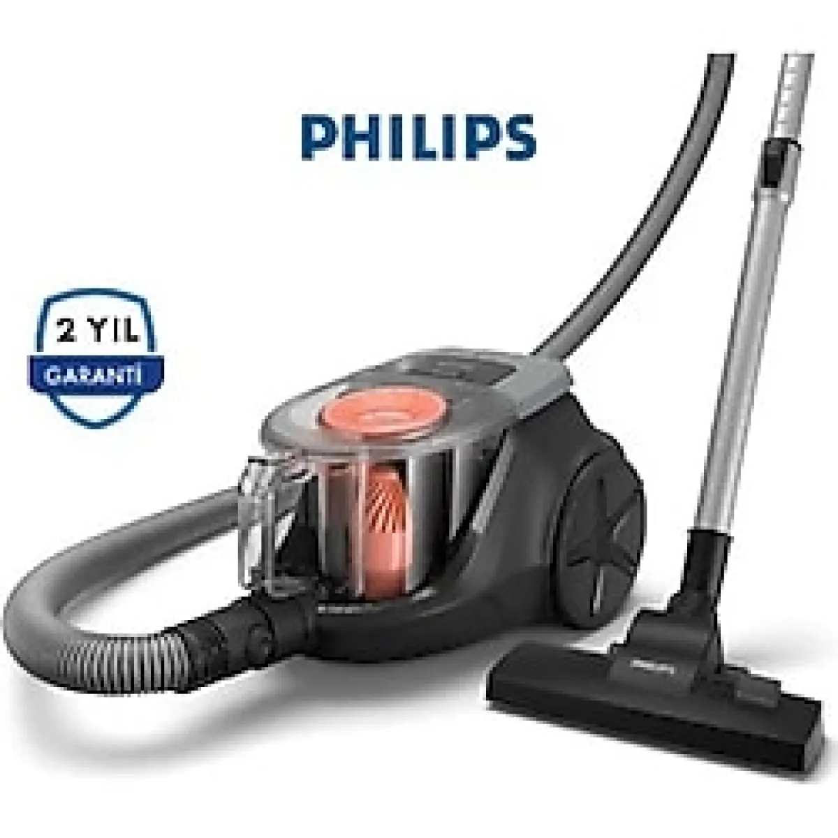 Philips Toz Torbasız Süpürge XB2122/10 - Siyah