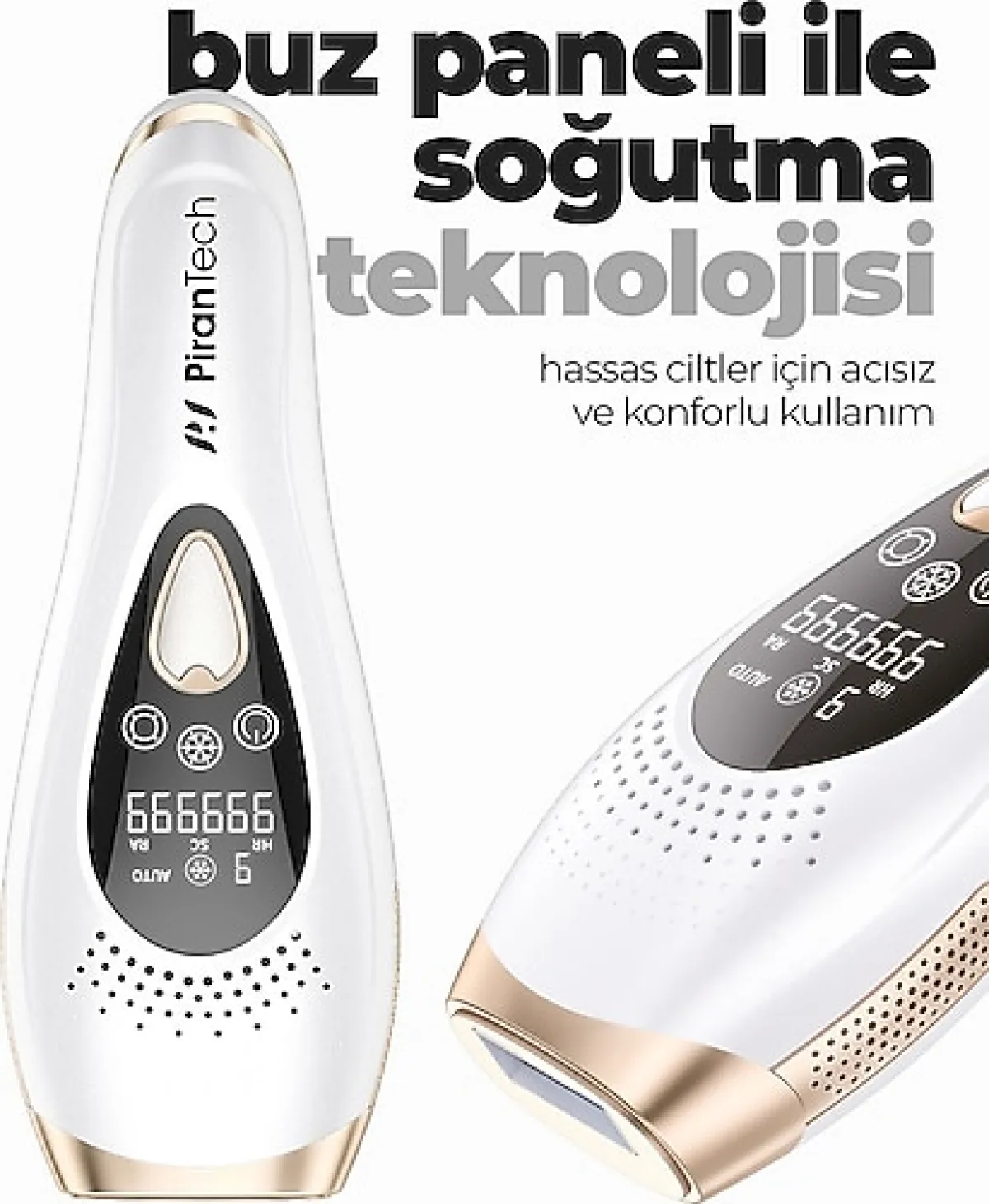 Pirantech BHRL-10 Buz IPL Beyaz Lazer Epilasyon