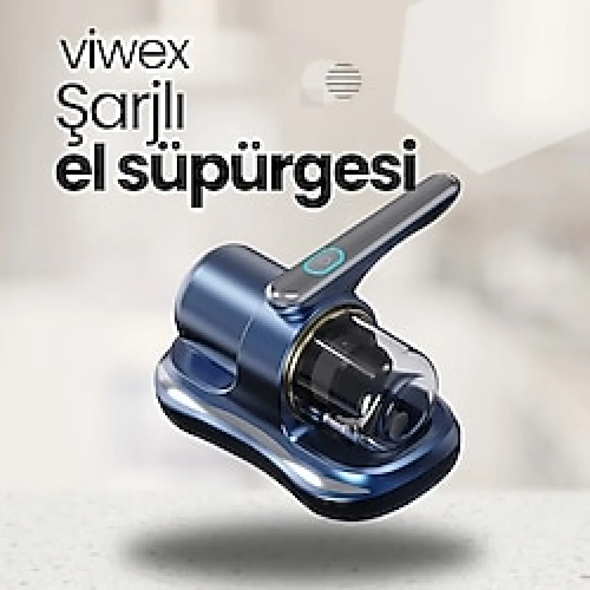 Pro Model Şarjlı El Süpürgesi, Güçlü Emiş ve Hafif Tasarım - Ahşap - Bej - Siyah - Seçenek 1