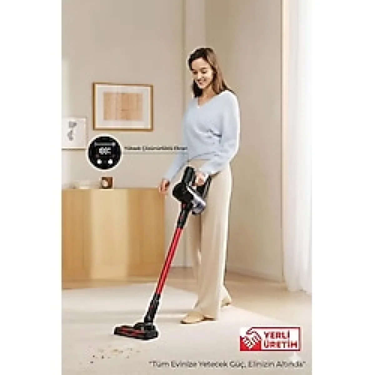 Robo Hiking Şarjlı Dikey Süpürge